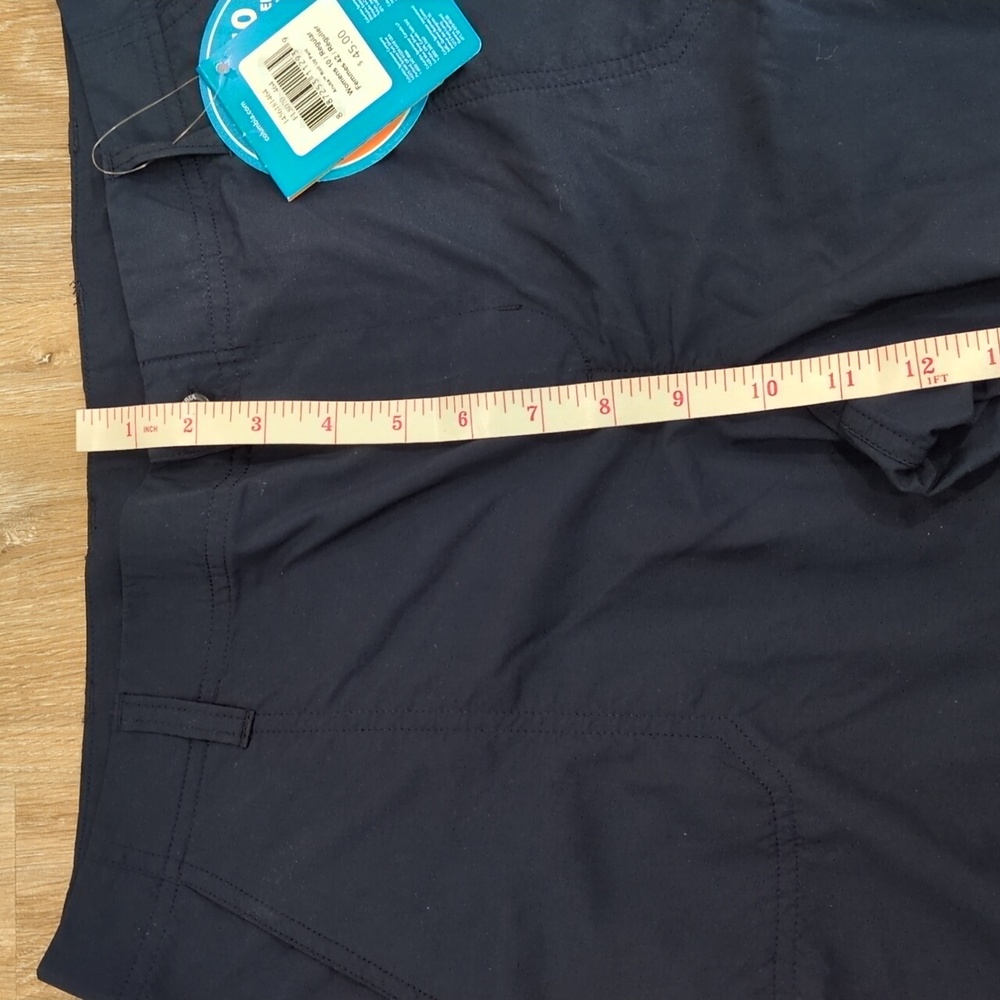 ❤️💙 Columbia PFG Navy Blue Cargo Pants Women's 10 Regular ❤️💙 - Picture 5 of 12
